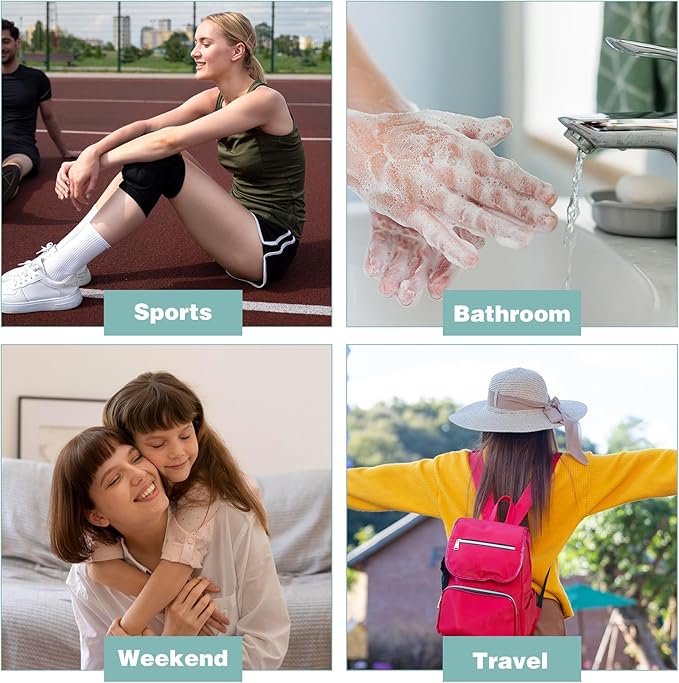 10PCS 1.7oz Travel Bottles for Toiletries Leak Proof Clear Plastic Empty Refillable Container with Flip Cap for Shampoo Conditioner Lotion Body Soap Cream Mini Travel Size Containers