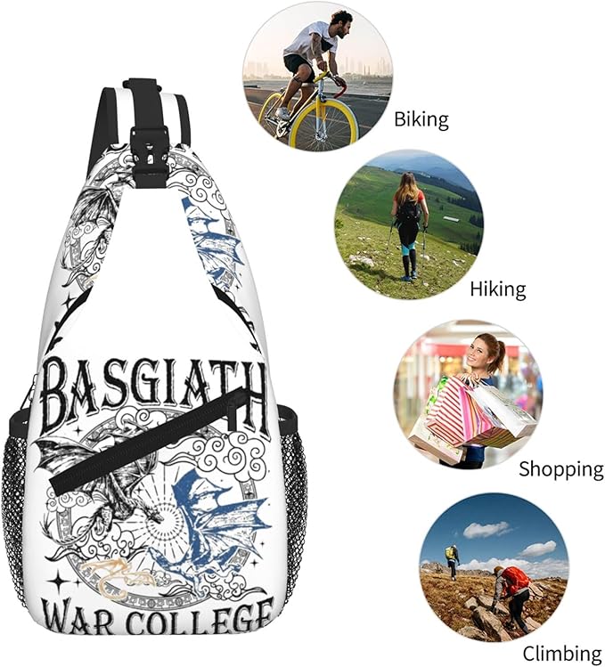 The Thirteen Crossbody Bag Throne Of Glass Trendy Sling Bag Bakpack Casual Chest Bags Daypack For Hiking Walking Travel Running(4)