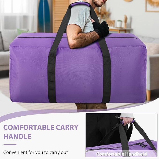 Extra Large Travel Duffle Bag, 160L Gear Bag for Men and Women, Storage Bag Ideal for Overnight Camping and Weekend Getaways