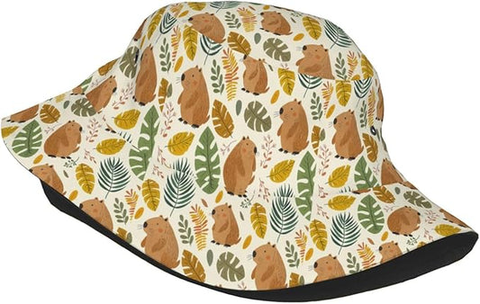 Yummy Hamburger Fisherman Hat Summer Foldable UV Protection Sun Hat