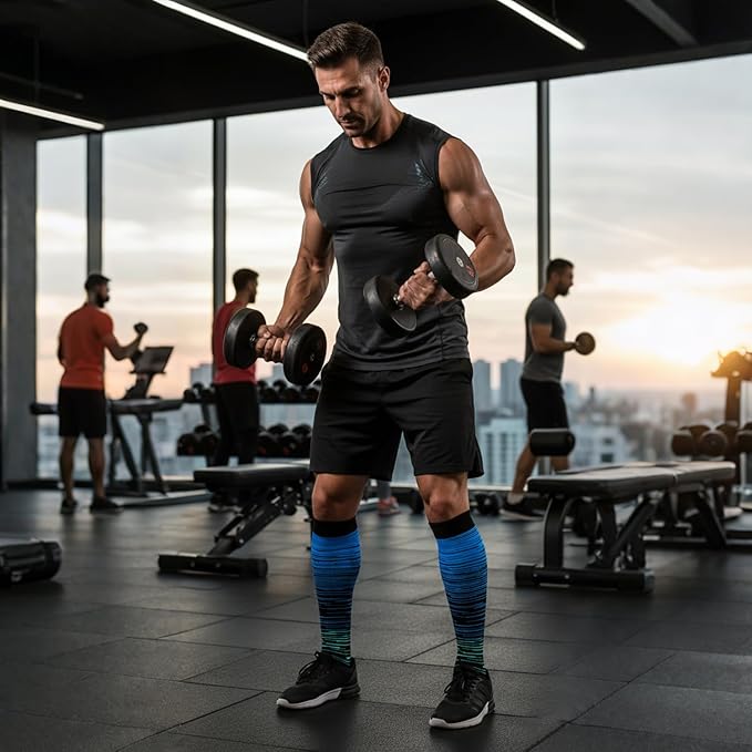 Graduated Compression Socks for Women&Men 20-30mmhg Knee High Socks Travel Hiking Running Stocking