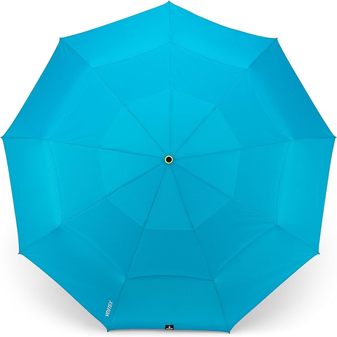 ShedRain Vortex V2 Automatic Compact Folding Windproof Travel Umbrella – Rain & Windproof Vented Double Canopy – Protect from Rain, Sun & Wind - Wind Tunnel Tested to 75 mph