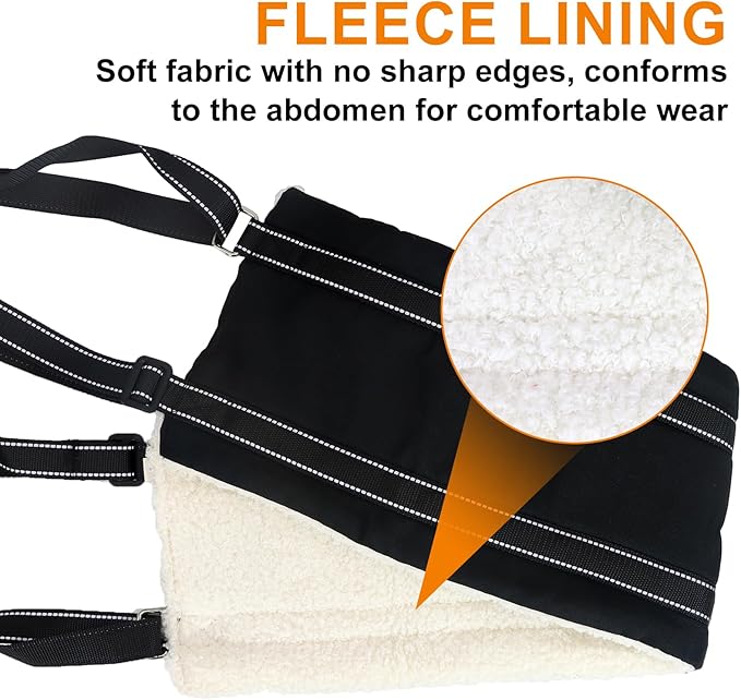 Adjustable Dog Lift Harness Dog Sling Portable Dog Sling for Back Legs Dog Lift Harness for Large Dogs Soft Lift Support and Rehab Harness for Senior,Injured,Disabled Dogs After ACL Surgery (M)