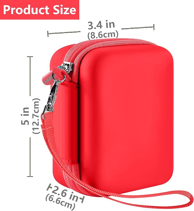 Leayjeen Camera Case Compatible with Kodak PIXPRO WPZ2 Rugged Waterproof Digital Camera,Underwater 1080P Full HD Photography Camera Case-Red(Case Only)