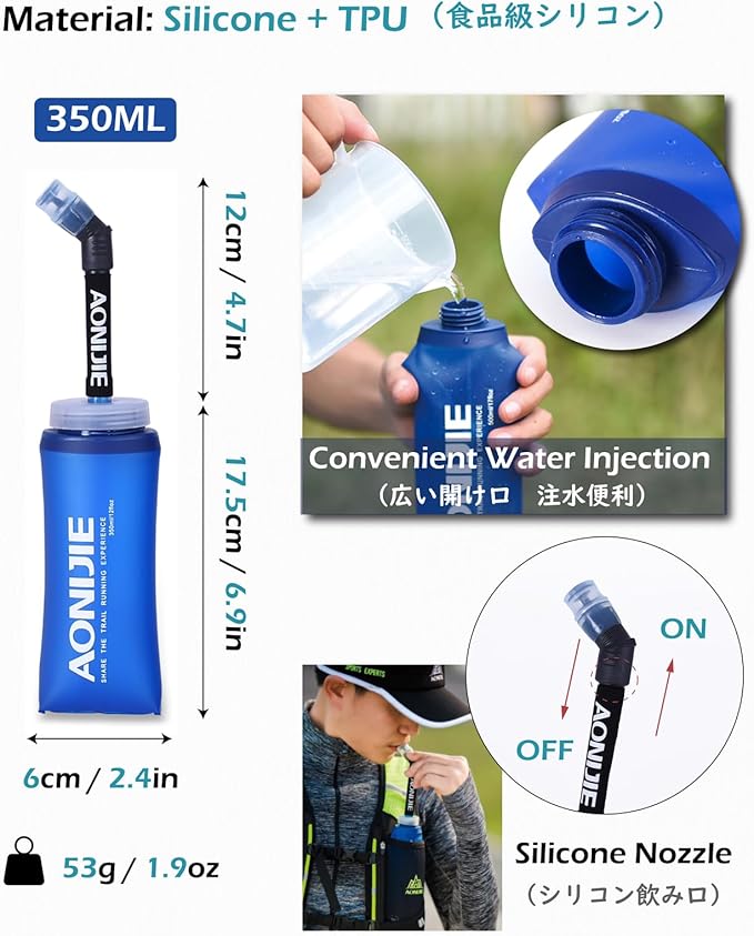 TRIWONDER Hydration Running Vest Backpack, Lightweight Water Pack for Men Women Hydration Backpack for Trail Race, Hiking, Cycling, Climbing, Camping, Jogging, Marathon