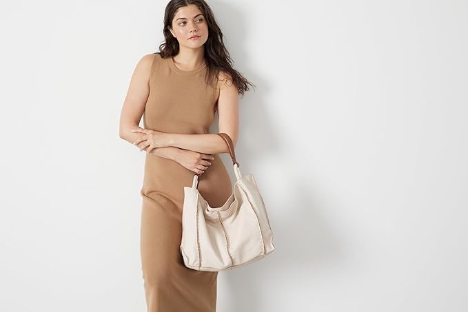 The Sak Los Feliz Large Tote Bag - Woman's Purse For Everyday, Travel, Beach Bag - Roomy Handbag With Shoulder Bag Strap