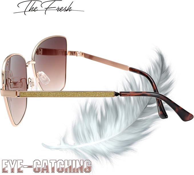 The Fresh Classic Crystal Elegant Women Beauty Design Sunglasses Gift Box