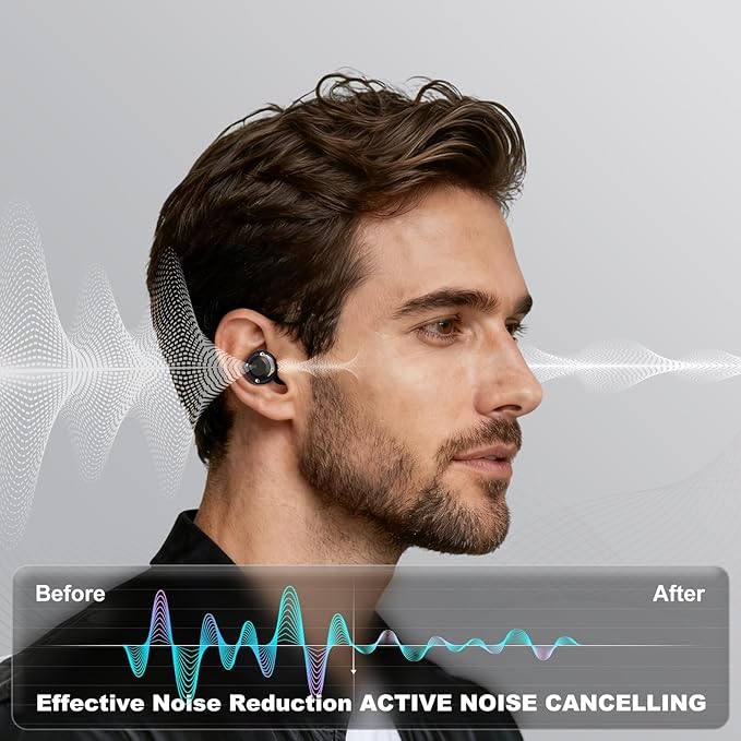 Adjustable Noise Cancelling Earplugs - 3 Modes Noise Reduction Ear Plugs (17-35dB) for Sleeping, Snoring, Travel & Concerts | 7 Pairs Silicone Tips (XS/S/M/L) | Magnetic Carry Case | Black