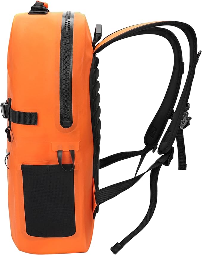 Breakwater Supply™ Waterproof IP68 Submersible Backpack with Airtight Zippers | Laptop Travel Outdoors | Fogland 25L 20L 15L