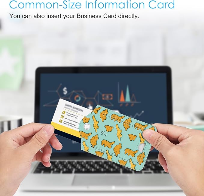 Fintie Luggage Tags, Privacy Cover ID Label with Stainless Steel Loop and Address Card for Travel Bag Suitcase - Dinosaur (2 Piece)