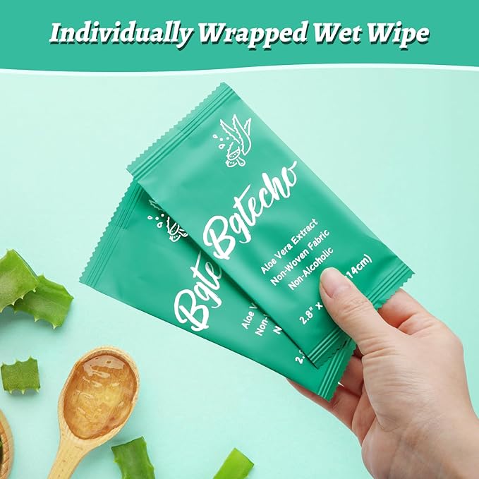 200 Pack Wet Wipes Individually Wrapped,Travel Size Wipes Bulk,Aloe Vera Hand Wipes for Women Quick Hand Cleaning,Individual Wet Wipes Bulk for Travel Wedding Restaurant Barbecue Homeless