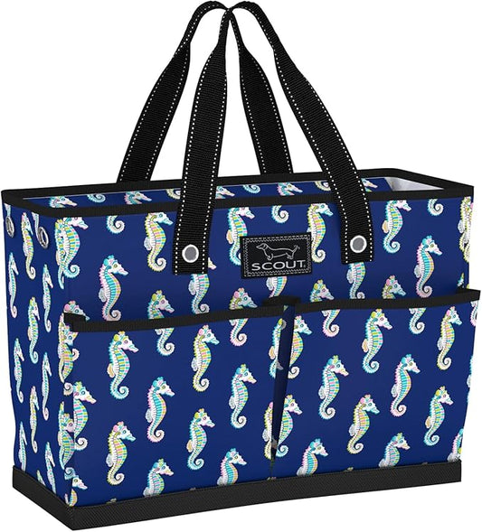 SCOUT Ben Pocket Tote - Large Multi-Use Tote Bag for, Nurses, Teachers, and Moms, 5 Pockets for Organizing, Breakaway Zipper