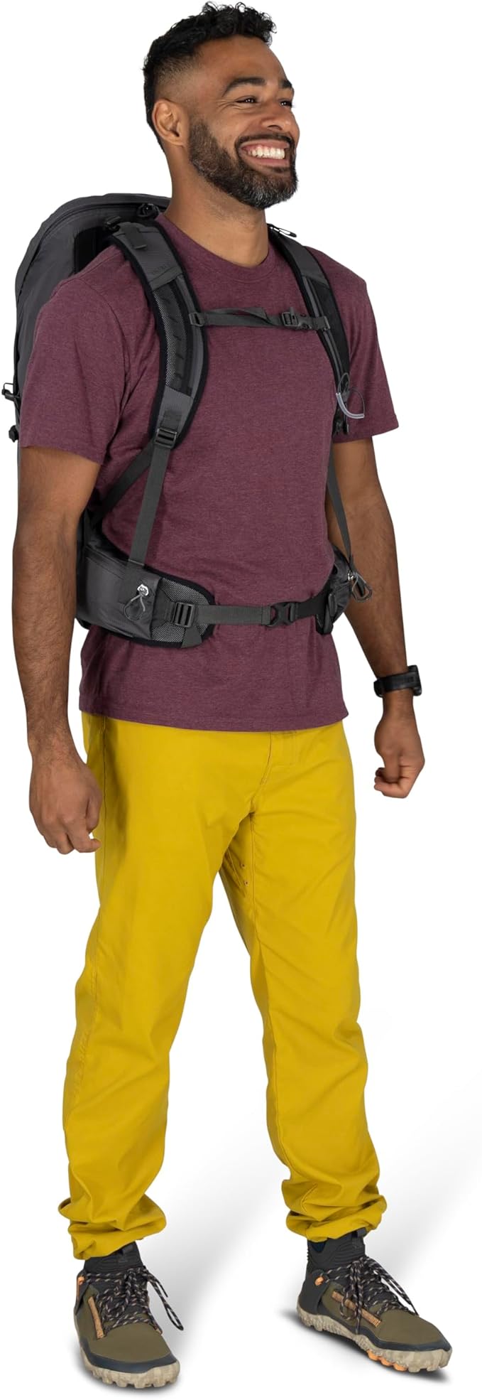 Osprey Talon 26L Men's Lightweight Hiking Backpack - Daypack for Travel & Camping, Frosty Mint Green/Night Shift