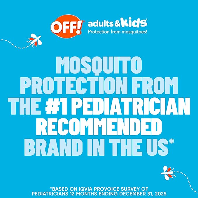 OFF! Insect Repellent Spritz for Adults & Kids, Fragrance-Free Bug Spray for Everyday Protection from Mosquitoes and Ticks, 4 oz