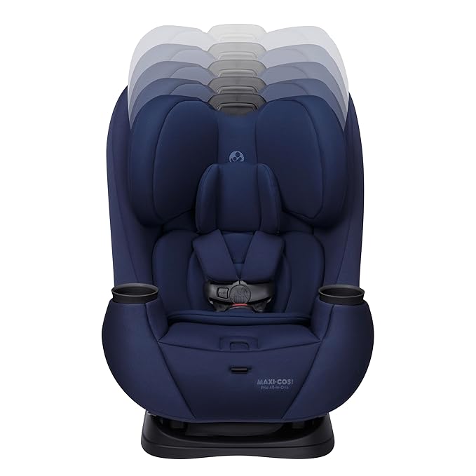 Maxi-COSI Pria 3-in-1 Convertible Car Seat, Infant to Toddler Car Seat, Easy-Install Harness, Machine-Washable Cover, 5-100 lbs, Seafaring