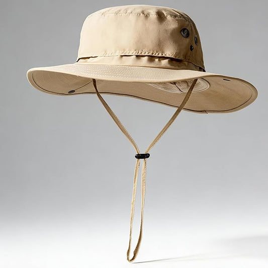 Plus Size XL XXL Sun Hats for Men Bucket Boonie UV Protection UPF50+ Waterproof Wide Brim Foldable Fishing Beach