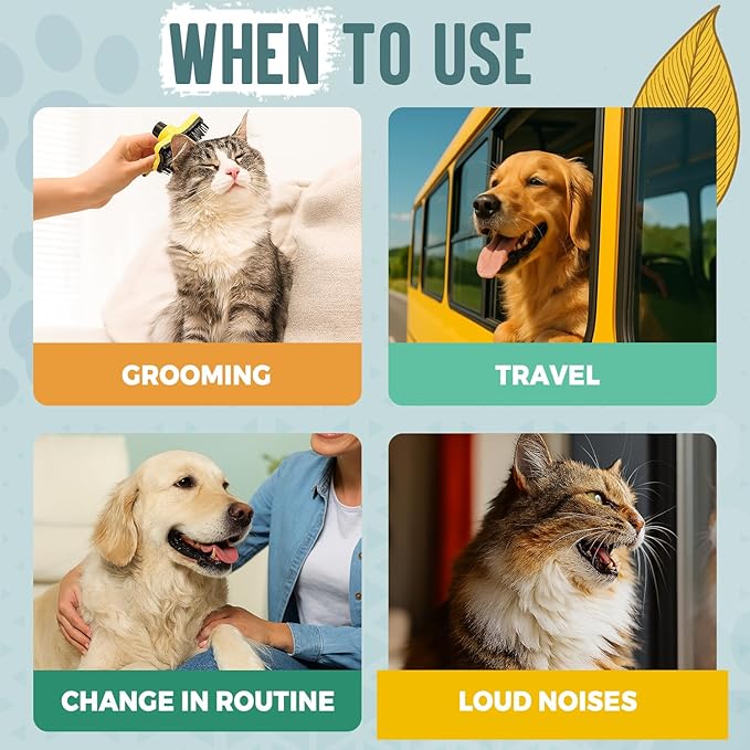 ALFIE'S CHOICE Pet Calming Aromatherapy Spray | 3 fl oz | for Dogs & Cats | Water Based Botanical Mist with Lavender, Ylang Ylang & Valerian | Promotes Calm and Relaxed Environment