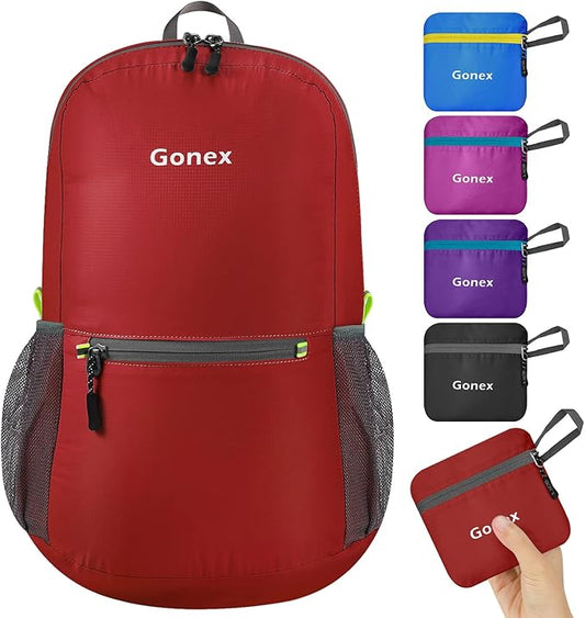 Gonex Ultra Lightweight Packable Backpack 20L Daypack Handy Foldable Camping Outdoor Travel Cycling Backpacking
