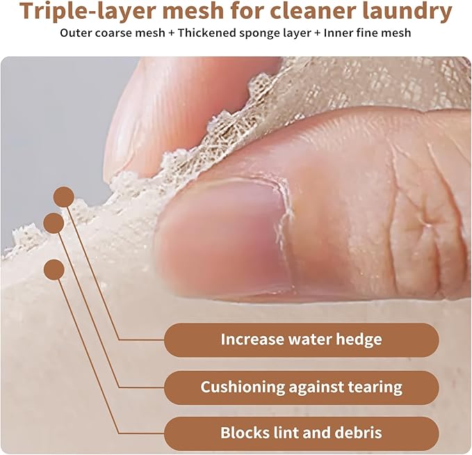 3 Pack Sock Laundry Bags by MDSXO- Small Durable Lingerie Delicates Bag for Washing Machine for Socks, Masks, Underwear [3 Pack]