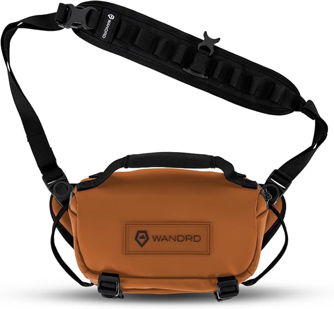 WANDRD ROGUE V1 3L Sling: Compact Camera Sling and Crossbody Bag with Fast Access, 3-Way Carry– Lightweight Everyday Bag Great for Travel, Photography, and Daily Use (Sedona Orange)