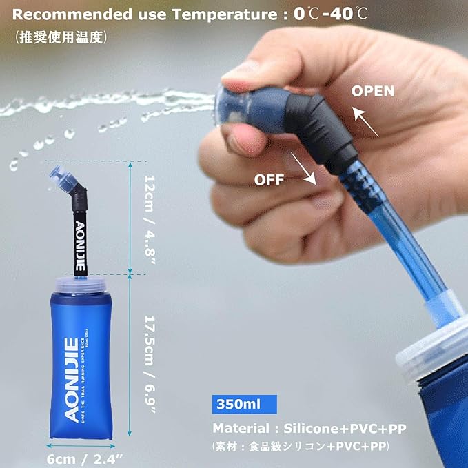 YAPJEB Running Hydration Vest Lightweight Water Pack for Men Women 5L 5.5L Backpack for Marathon Trail Race Hiking Cycling Camping Jogging