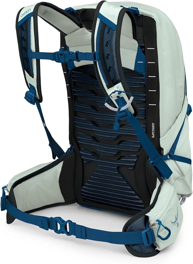 Osprey Talon 11L Men's Lightweight Hiking Backpack - Small Daypack for Travel & Camping, Frosty Mint Green/Night Shift