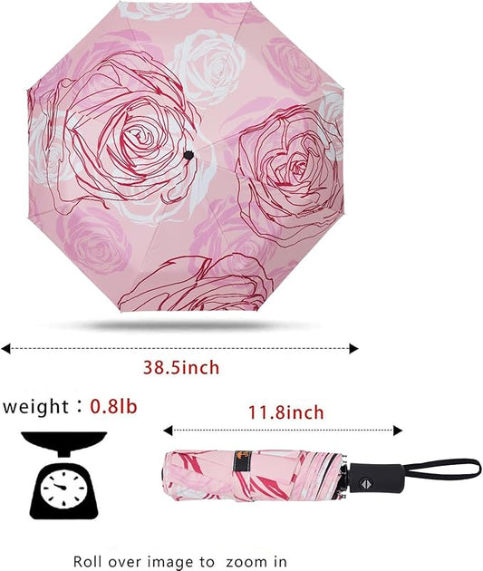 SY COMPACT Travel Umbrella Windproof Automatic Umbrellas Small Compact UV Sun Protection Factory Outlet Umbrella