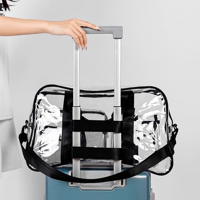 Small Gym Bag for Women, Travel Duffle Bag Carry On Weekender Bag with Shoe Compartment