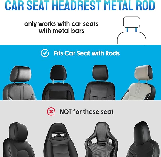 Tallew Car Back Seat Tray Table Stable Foldable Auto Backseat Food Laptop Trays Adjustable Travel Desk for Rear Passenger Road Trip Eating Work Travel