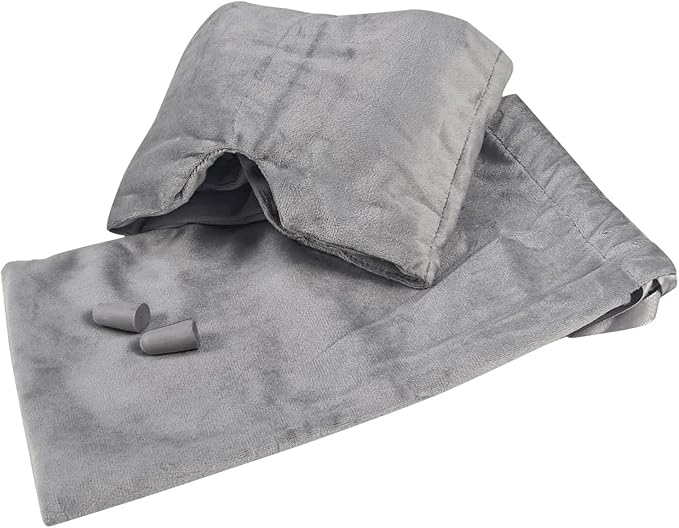 Weighted Eye Mask for Sleeping Washable Blackout Gravity Sleep Masks Soft Gentle Pressure Blindfold Night Eye Covers for Side Sleeper Meditation Women Men Travel Essentials