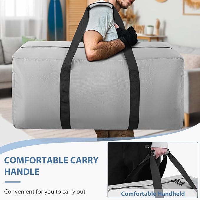 Extra Large Travel Duffle Bag, 160L Gear Bag for Men and Women, Storage Bag Ideal for Overnight Camping and Weekend Getaways