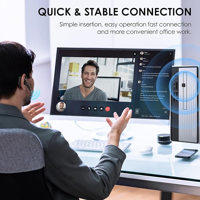 Bluetooth Headset V5.3, 96H Talktime, Wireless Earpiece with 1000mAh Charging Case, Bluetooth Headphones with Dual-Mic for Computer Cell Phones Trucker Home Office Work (Gray)