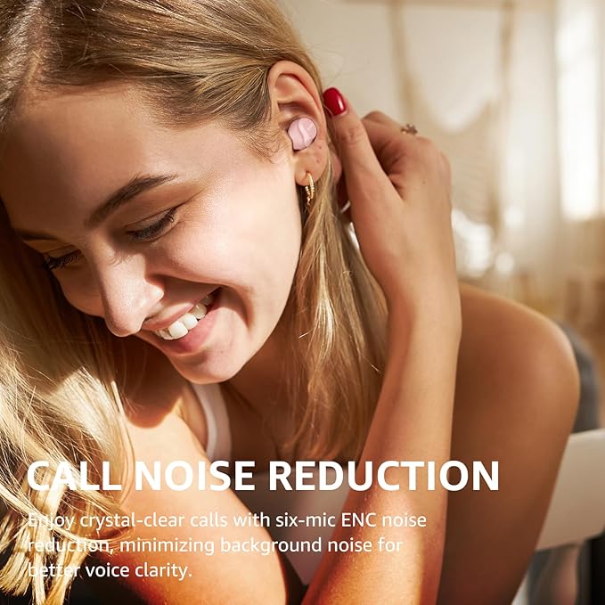 TOZO NC9 Hybrid Active Noise Cancelling Wireless Earbuds, 6 Mics ENC Clear Call, IPX8 Waterproof, in Ear Bluetooth 5.3 Headphones Stereo Bass Ear Buds 59H Playtime with LED Display 32 EQs via APP