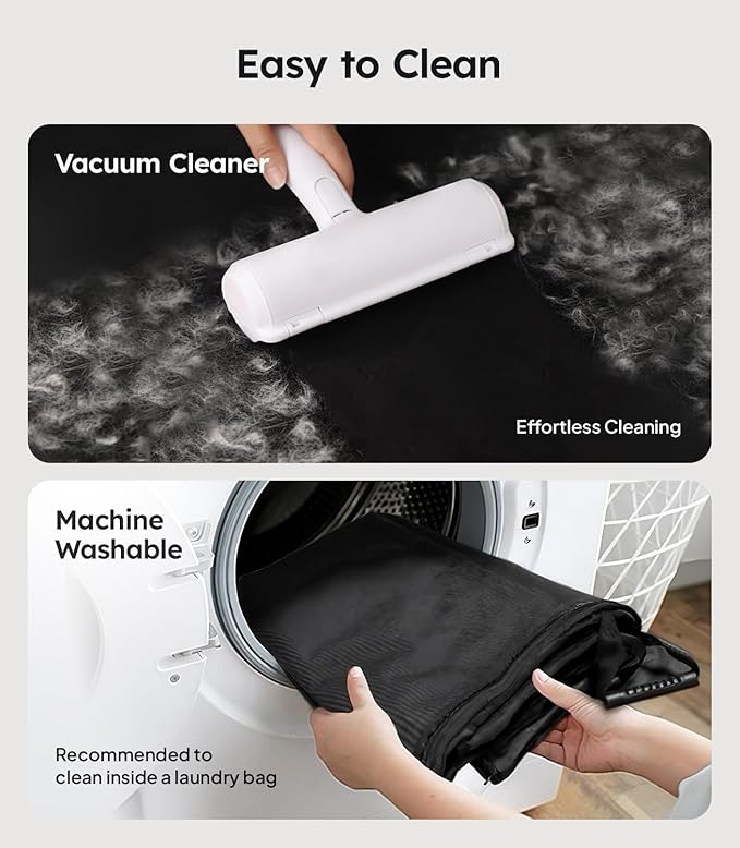 Wigoo Upgrade Soft Dog Car Seat Cover for Back Seat, [Protect Interior, Waterproof & Easy to Clean] Soft Bottom Backseat Pet Extender Dog Car Hammock, FitsCar Sedan SUV Truck Van, Size M, Black