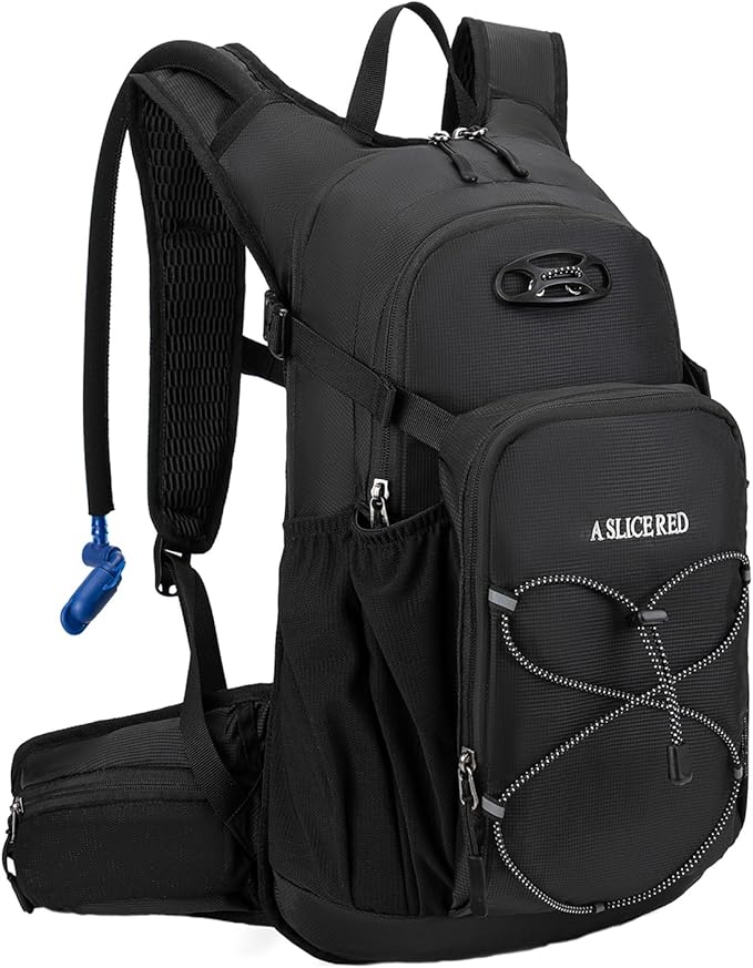 Hydration Backpack, Water Backpack for Hiking with 3L Water Bladder, Insulated Hydration Pack Lightweight Day Hydropack Ideal for Hiking and Cycling, 18L