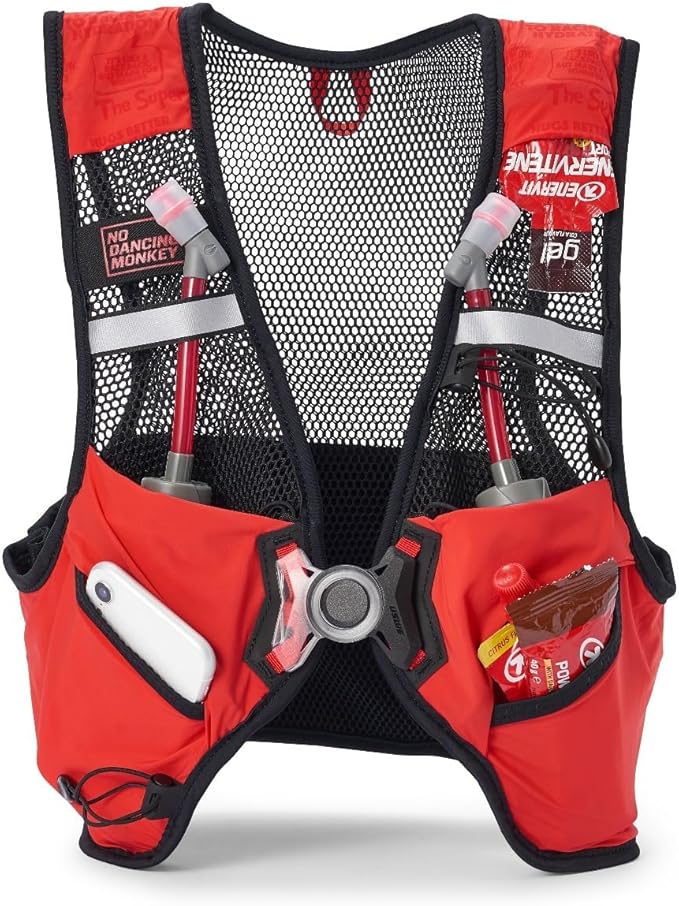 USWE Pace - Running Vest Hydration Pack with 2 x 500ml UltraFlask, Backpack for Men and Women