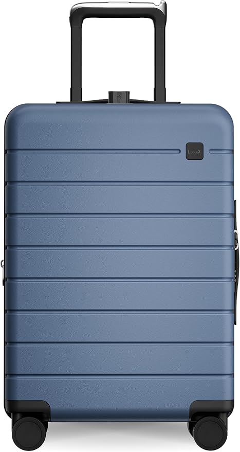 LUGGEX Carry On Luggage HUP3, Accelerate Access with DiHook, Handy Pouch, 20 inch Expandable Hard Shell Suitcases with Spinner Wheels