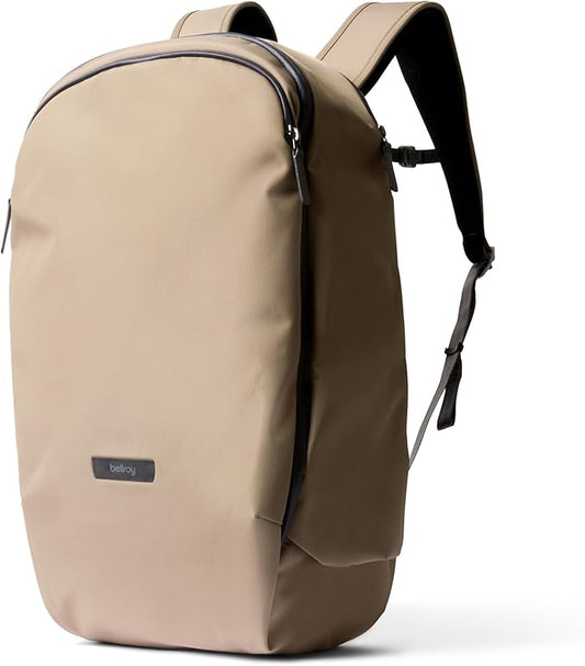 Bellroy Transit Workpack Pro (28 liter work bag/commuter backpack, fits 16” laptops; high level organization and comfort for work, travel and commutes. - Stone