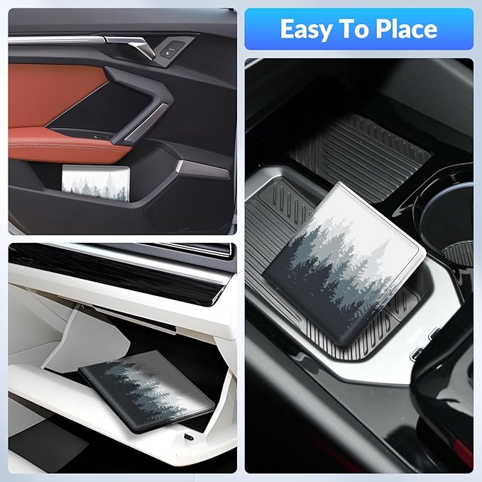 Car Registration and Insurance Card Holder，Vehicle Glove Box Car Organizer，Accessories Case for Storing Driving Licences, Cards, Documents