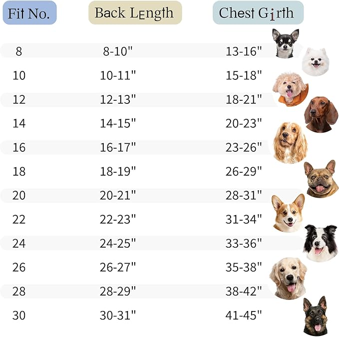 SPACE LION Dog Puffer Jacket, Down Winter Coat, Durable Outdoor Coat for Cold and Windy Conditions, Lightweight & Adjustable Fit Coats for Medium & Large Dogs,(Black, Size16/XL)
