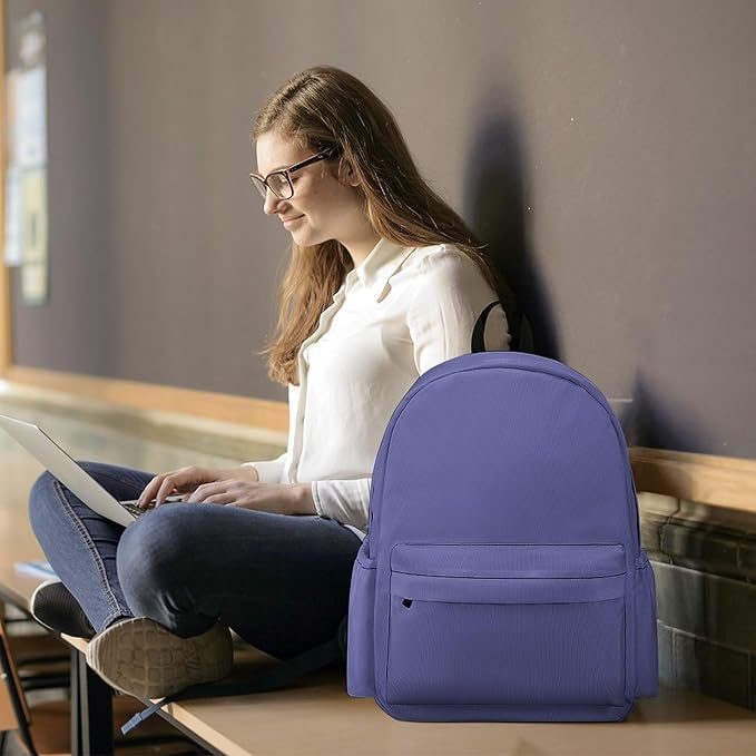 Very Peri Backpack Adult Travel Daybag for Women Men College Backpack for Vacation Hiking Camping Bag