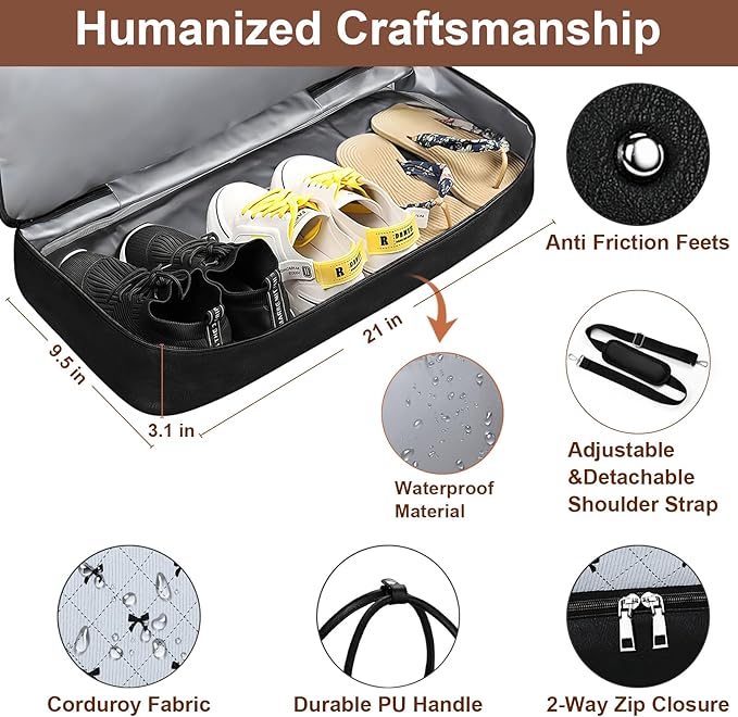 IBFUN Weekender Bags for Women, 21" Weekender Travel Bag, Travel Duffle Bag with Shoe Compartment Carry on Overnight Duffel Bag for Weekend Travel Business Trip, 3PCS