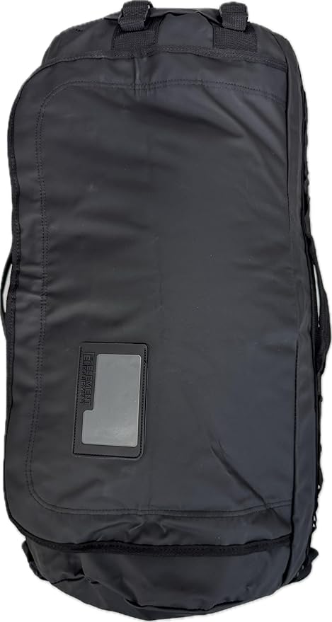 Element Equipment Trailhead Duffel Bag Shoulder Straps Waterproof Black/Black Medium