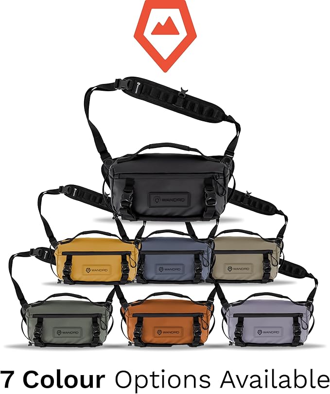 WANDRD ROGUE V1 9L Sling: Compact Camera Sling and Crossbody Bag with Fast Access, 3-Way Carry– Lightweight Everyday Bag Great for Travel, Photography, and Daily Use (Black)