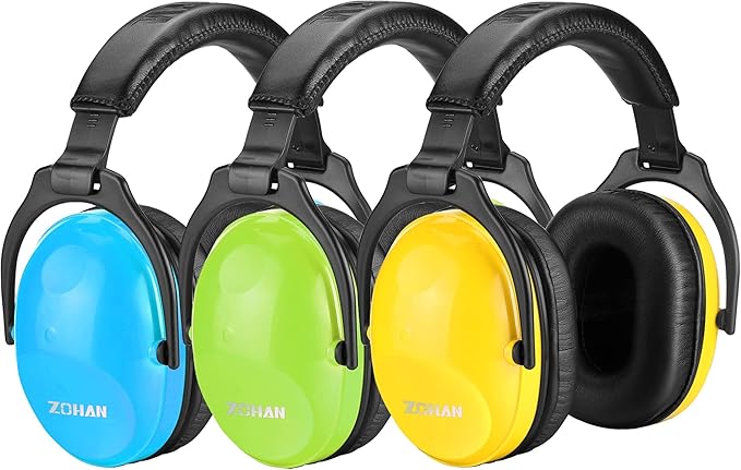 ZOHAN Kids Ear Protection 3 Pack,Kids Noise Canceling Headphone for Concerts, Monster Truck, Fireworks