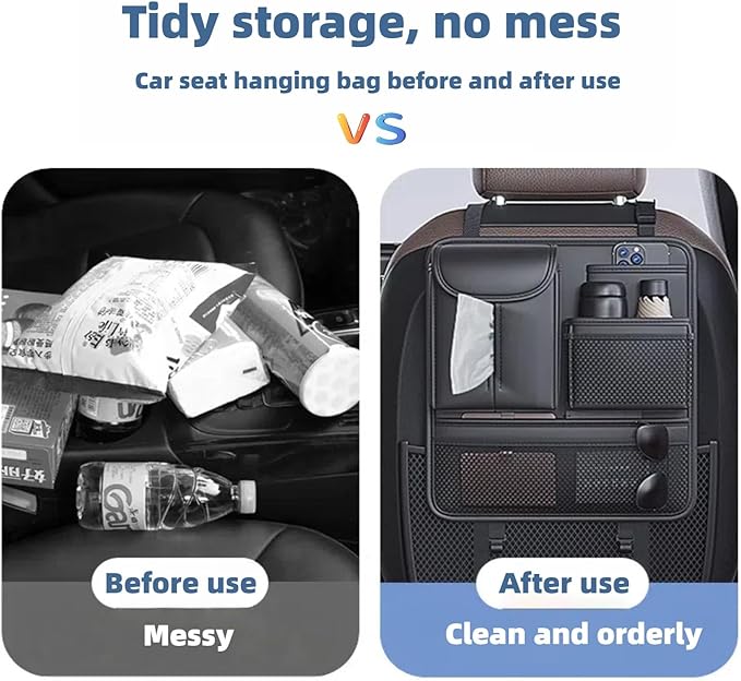 Backseat car organizer Backseat organizer Car seat back storage Backrest storage bag for car Car organizer Car accessories Vehicle accessories