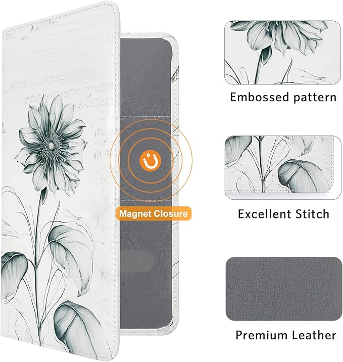 CoBak Car Registration and Insurance Holder - Vehicle Glove Box Car Organizer,Auto Truck Comparment Accessories Case with Magnetic Closure for Driver License,Cards