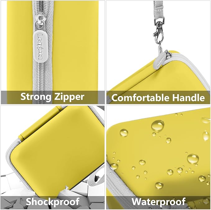 Leayjeen Camera Case Compatible with Kodak PIXPRO WPZ2 Rugged Waterproof Digital Camera,Underwater 1080P Full HD Photography Camera Case-Yellow(Case Only)