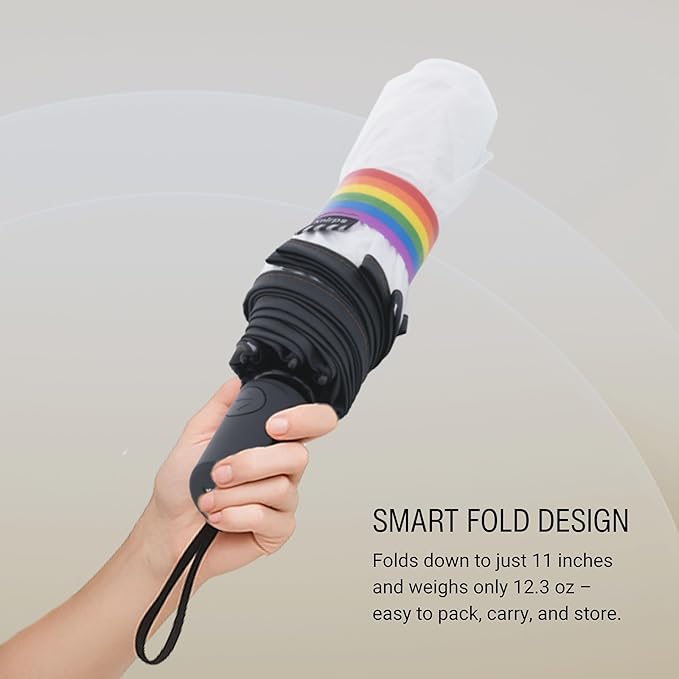 Knirps A.200 Medium Duomatic Windproof Umbrella for Adults – Automatic Open Close 38.5" Canopy, Travel Case Included