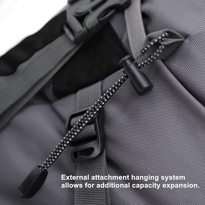 UNISTRENGH 60L Waterproof Hiking Camping Backpack with Rain Cover, Large Outdoor Sport Travel Daypack Rucksack for Climbing (Black)